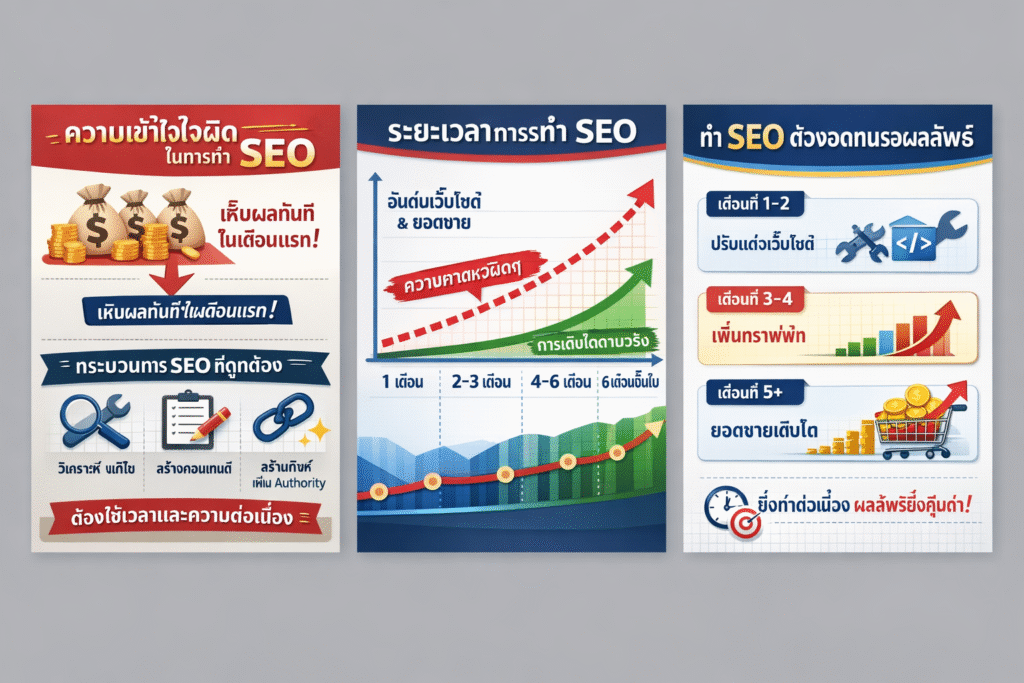 ความเข้าใจผิดของคนทำ SEO