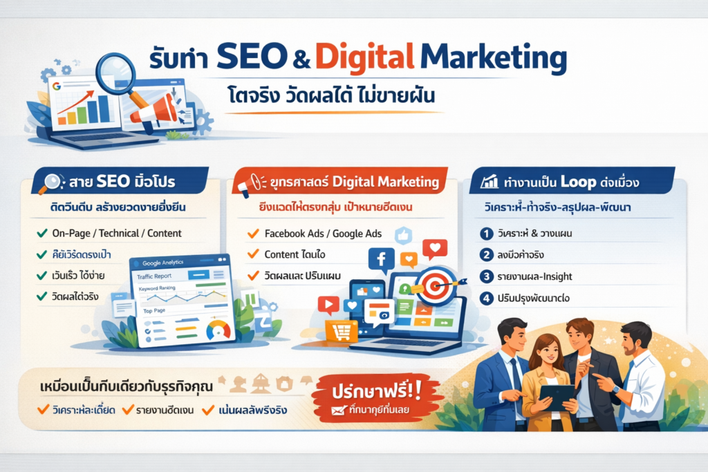 ทำไมต้องทำ seo